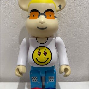 Smiley Face Action Figure - Cream, Blue, and Yellow
